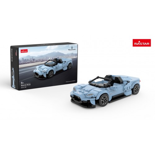 Autko 1:30 Maserati MC20 Klocki Niebieski RASTAR