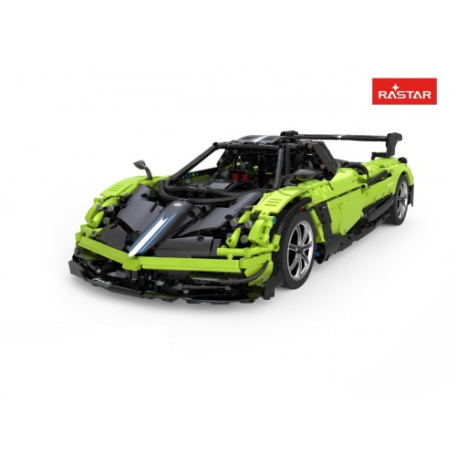 Autko 1:8 Pagani Huayra BC Klocki Zielony RASTAR