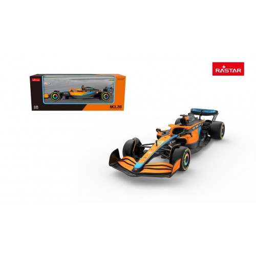 Autko Metalowe 1:24 McLaren F1 MCL36 Pomarańczowe RASTAR