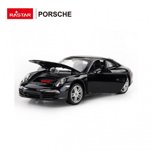 Autko Metalowe 1:24 Porsche 911 Czarne RASTAR