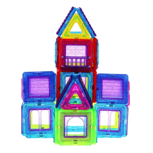 Magnetic Blocks MEGA Set of 184 elements
