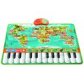 Mata Muzyczna Keyboard Świat Zwierząt