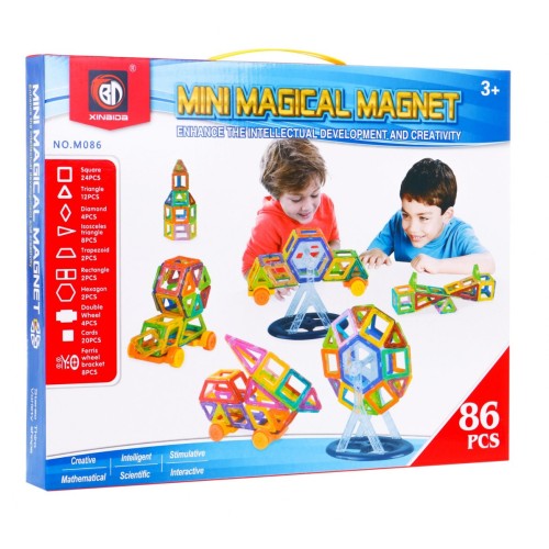 Magnetic Pads Set of 86 Elements