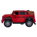 Pojazd Mercedes Benz MAYBACH G650 STRONG Czerwony
