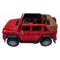 Pojazd Mercedes Benz MAYBACH G650 STRONG Czerwony