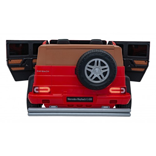 Pojazd Mercedes Benz MAYBACH G650 STRONG Czerwony