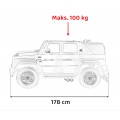 Pojazd Mercedes Benz MAYBACH G650 STRONG Czerwony