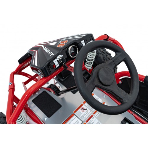 Pojazd Gokart Elektryczny MAIGHTY Czerwony