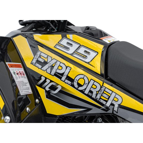 Pojazd Quad Spalinowy 110CC EXPLORER Żółty