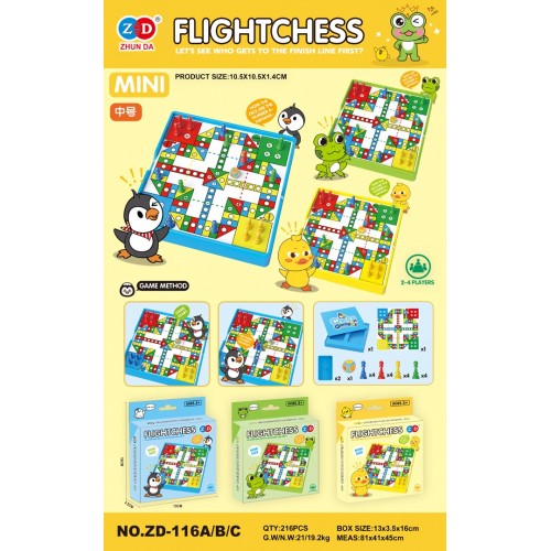 Gra Planszowa LUDO MINI Pingwin