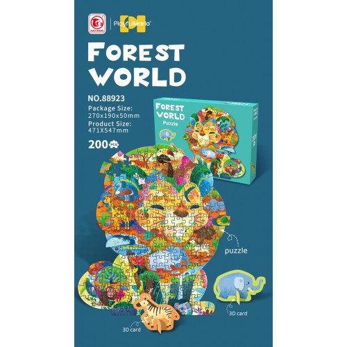 Zestaw Puzzli 200el. Safari