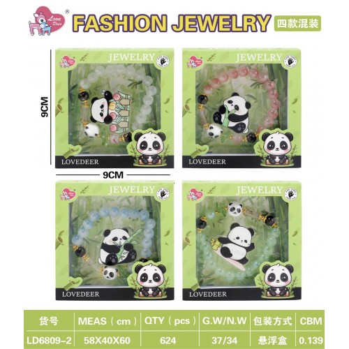 Zestaw Biżuterii Panda
