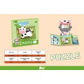 Magnetyczne Puzzle Zwierzęta + Książeczka