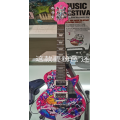 Zestaw Gitara + Mikrofon Różowy