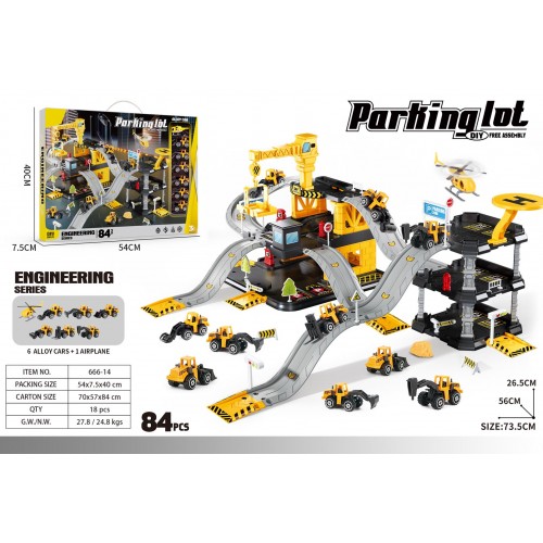 Wielofunkcyjny Parking Plac Budowy + Akcesoria