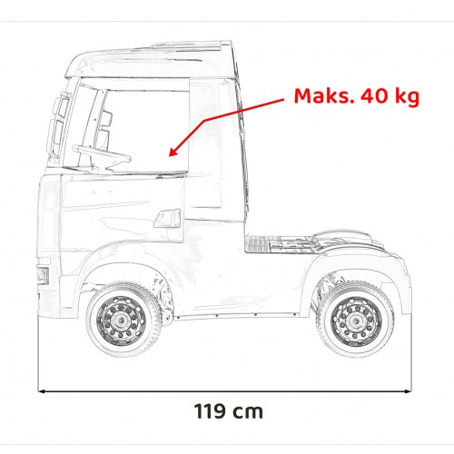 Pojazd Scania R-SERIE Biały