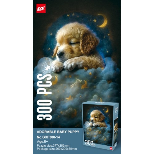Zestaw Puzzli 300el. Piesek w Chmurach