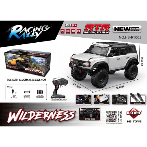 Auto R/C WILDERNESS 1:10 Biały