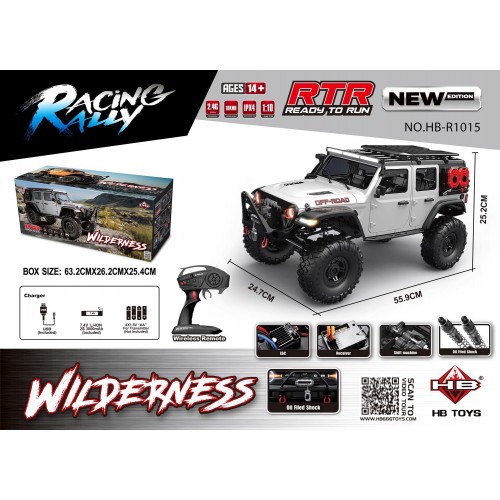 Auto R/C WILDERNESS RTR 1:10 Biały