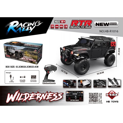 Auto R/C WILDERNESS RTR 1:10 Czarny
