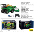 Kombajn R/C 1:24 Zielony z Funkcją Dymu