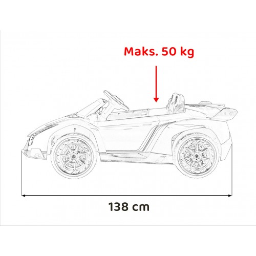 Pojazd Lamborghini Veneno Zielony