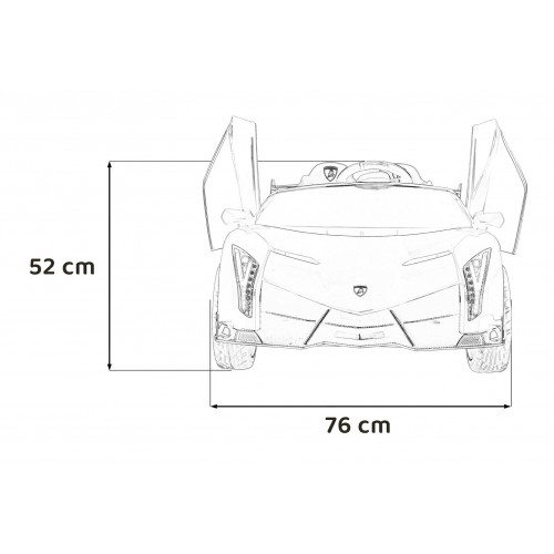 Pojazd Lamborghini Veneno Zielony