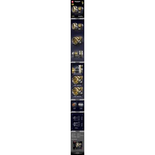 Zestaw Klocków Silnik 2256el.