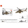 Zestaw Klocków Helikopter Wojskowy 255el.