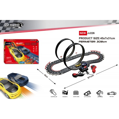Tor Samochodowy Wyścigowy TRACK SPORT Długość Trasy 308cm