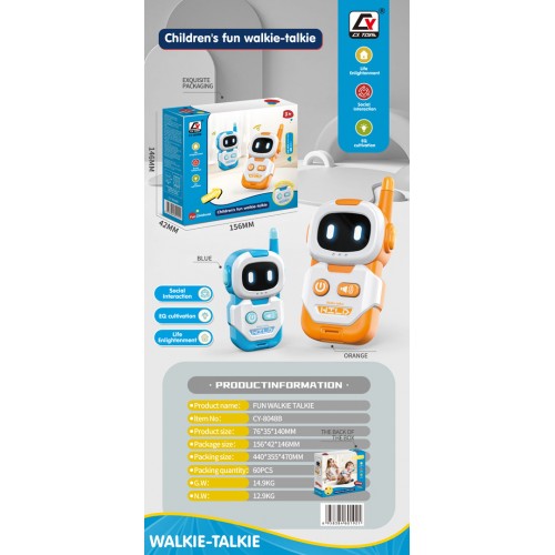 Zestaw Walkie-Talkie Roboty