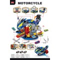 MEGA Parking z Funkcją Dymu Motocykl