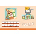 Magnetyczne Puzzle Farma + Książeczka