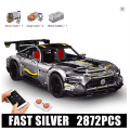 Zestaw Klocków Auto Sportowe Szare 2872el.