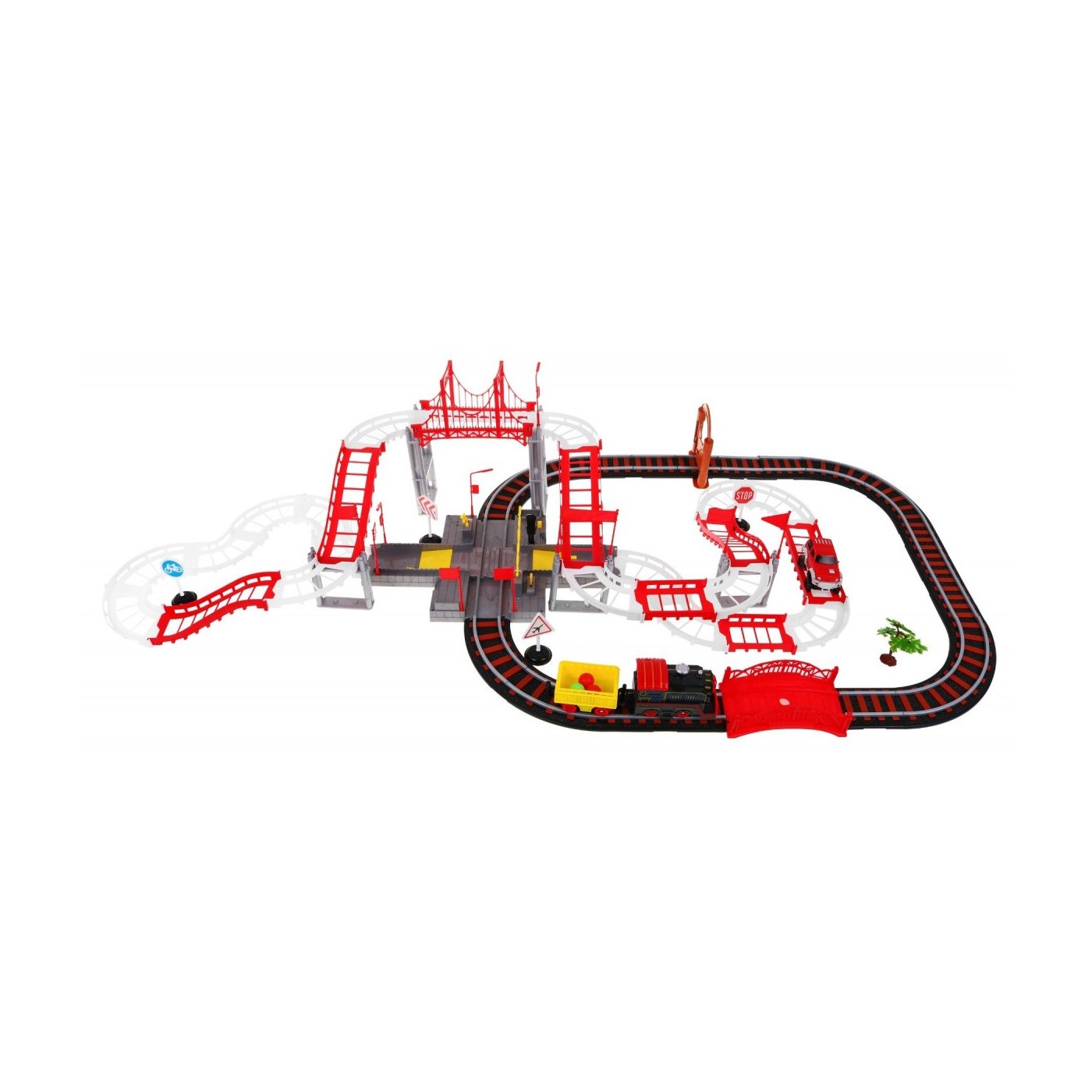 Cable car + track, train + toy car