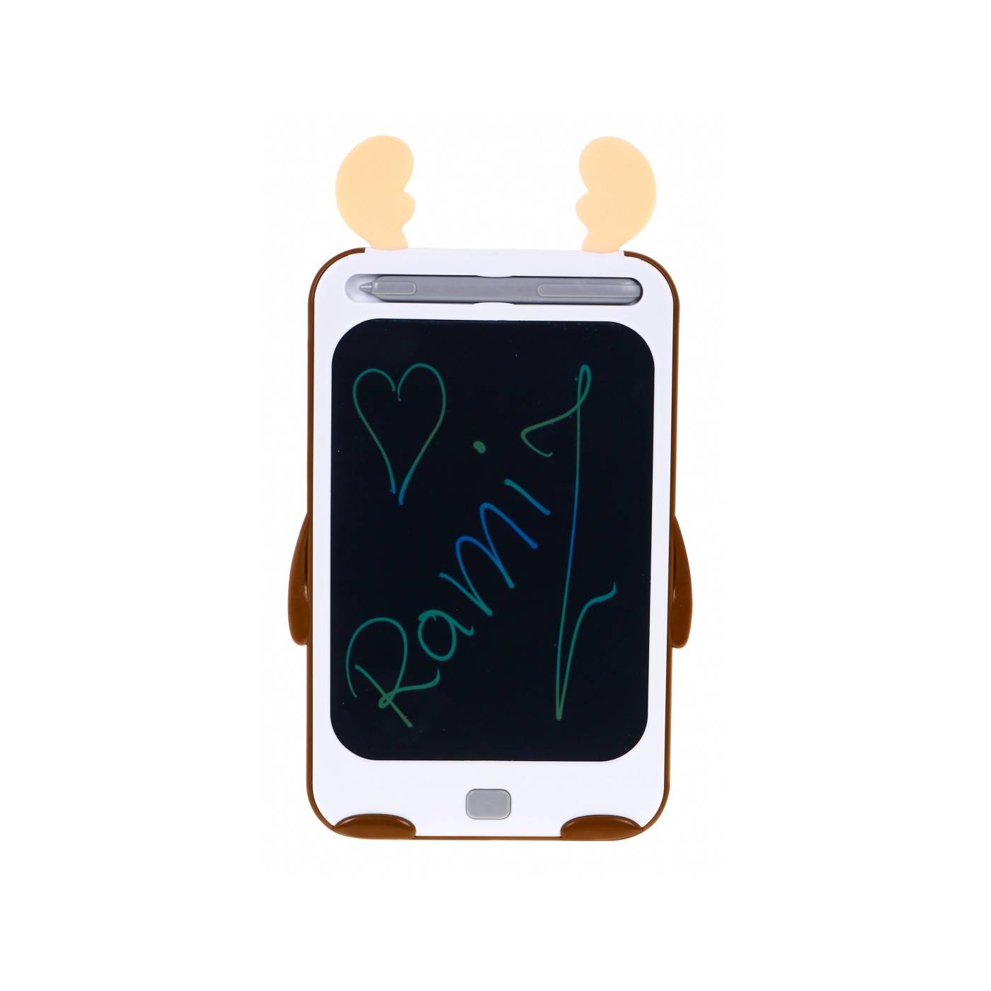 Renifer Tablet do rysowania dla dzieci 3+ Ekran + Rysik + Przycisk do zmazywania