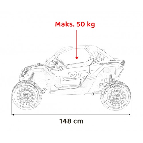 Pojazd Buggy Maverick Turbo RR STRONG Zielony