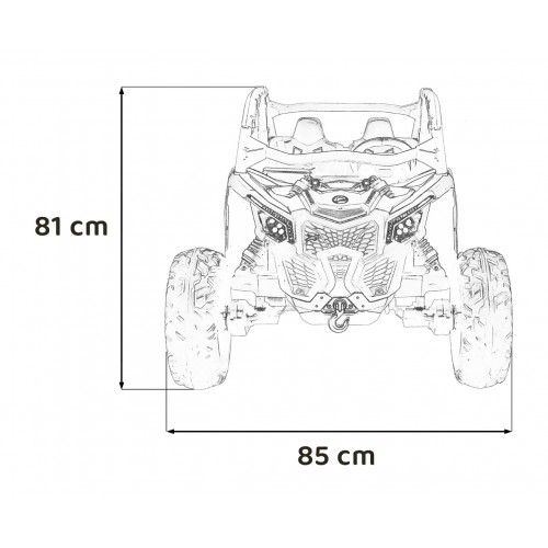 Pojazd Buggy Maverick Turbo RR STRONG Zielony