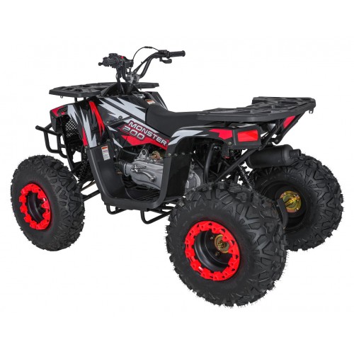 Pojazd Quad Spalinowy 200CC MONSTER Czerwony