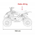 Pojazd Quad DESERT STORM LIFT Czerwony