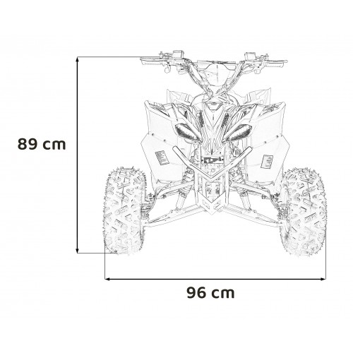 Pojazd Quad DESERT STORM LIFT Niebieski