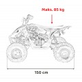 Pojazd Quad Spalinowy DESERT STORM LIFT Pomarańczowy