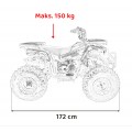 Pojazd Quad Spalinowy 200CC MONSTER Czarny