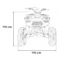 Pojazd Quad Spalinowy 200CC MONSTER Czarny