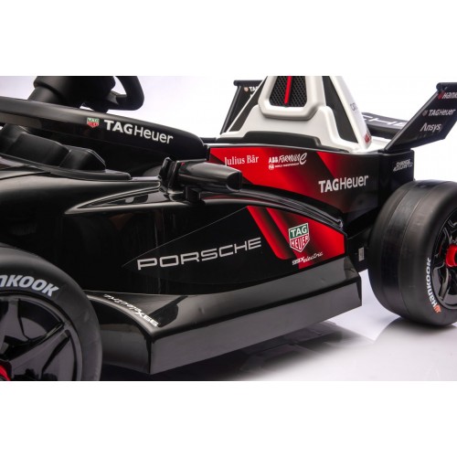 Pojazd Bolid Formuły E Porsche Czerwony