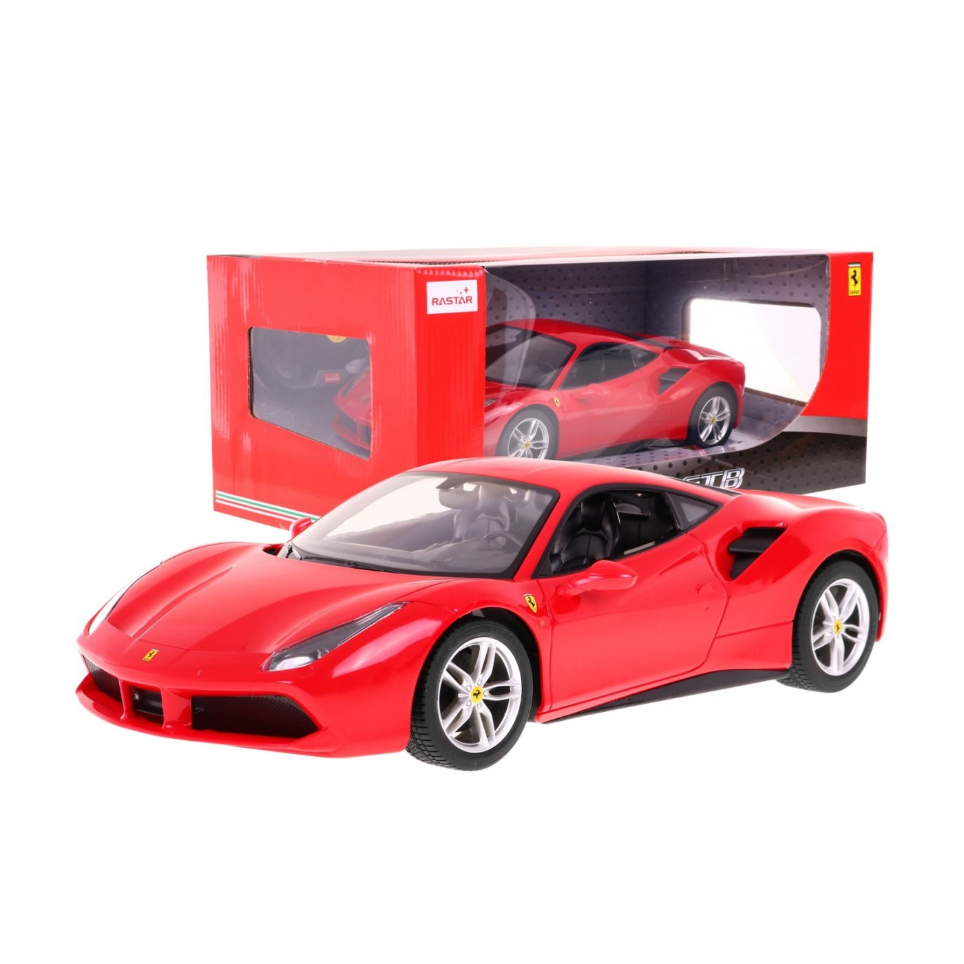 R C toy car Ferrari 488 GTB Red 1 14 RASTAR