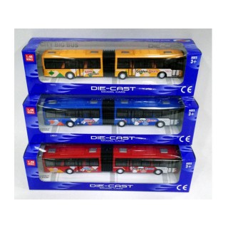 Autobus Przegubowy Metalowy 1:48