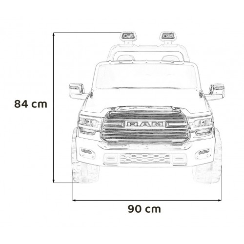 Pojazd RAM 3500 Biały