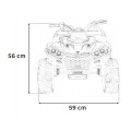 Pojazd Quad Sport TX ATV Biały