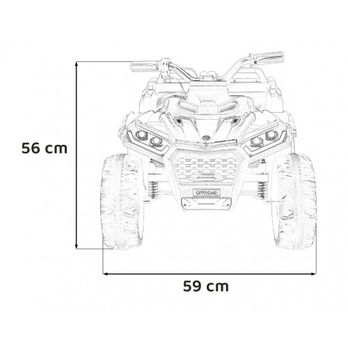 Pojazd Quad Sport TX ATV Biały